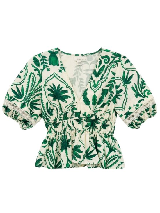 Band Of The Free Tops - Band of The Free Floral Smocked Top